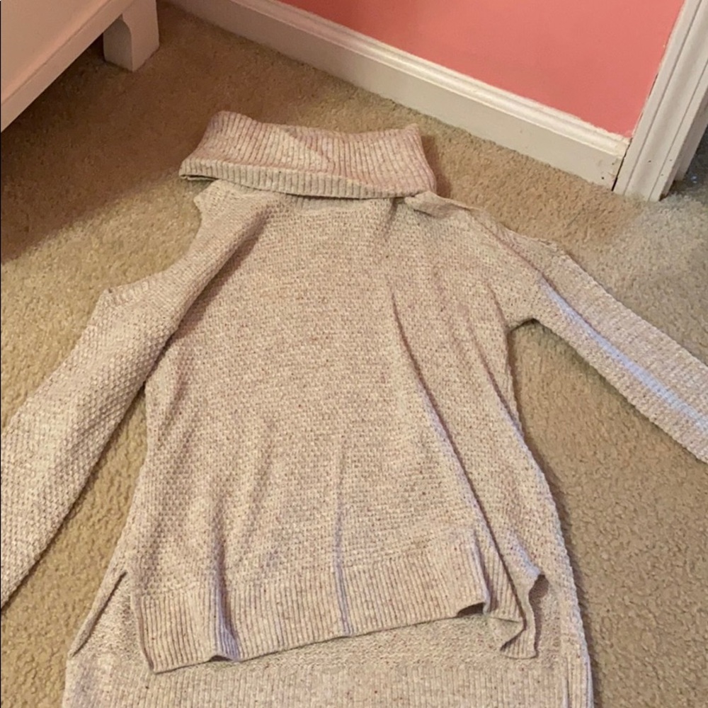 Hollister Turtleneck Cold Shoulder Sweater
